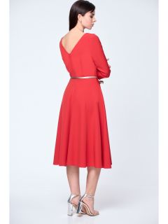 Платье 821-красный