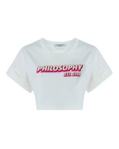 укороченная футболка PHILOSOPHY DI LORENZO SERAFINI