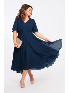 Платье 1455 темно-синий