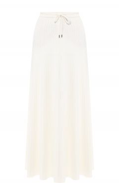 Кашемировая юбка-миди с эластичным поясом Loro Piana