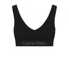 Хлопковый бюстгальтер с логотипом бренда Calvin Klein