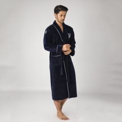 Банный халат Guy цвет: темно-синий (2XL)