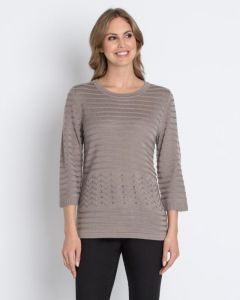 Пуловер, р. 60, цвет серо-коричневый