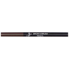 FFleur Карандаш для бровей Brow + Brush Pencil, оттенок brown