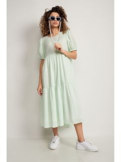 Платье 7243-6 нежно-зеленый