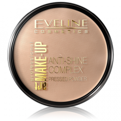 Eveline Cosmetics Пудра Art Make-Up Professional компактная Anti-Shine Complex Pressed Powder 35 Golden Beige 14 г