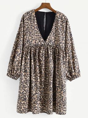 Леопардовое платье