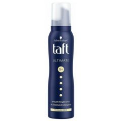 Taft ultimate 5+ пена для укладки волос, экстремальная фиксация 5+