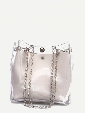 Прозрачная сумочка и внутренная сумка