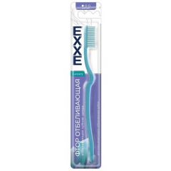 Зубная щетка EXXE luxury Фтор отбеливающая, мягкая, голубой