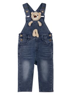 Полукомбинезон детский текстильный джинсовый для мальчиков