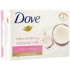 Бессульфатное крем-мыло Dove Кокосовое молочко и лепестки жасмина 6 штук по 135 гр