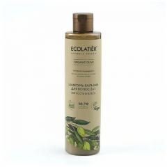 Ecolatier GREEN Шампунь-бальзам для волос 2 в 1 Серия ORGANIC OLIVE, 350 мл
