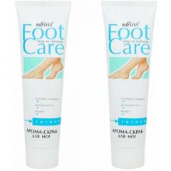 Bielita Foot Care Арома-скраб для ног, 100мл х 2 шт