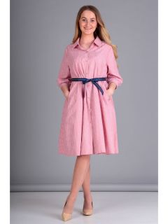 Платье 6545 розовый