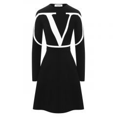 Платье из вискозы Valentino