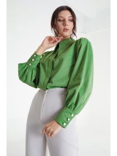Блузка 621-097 зеленый