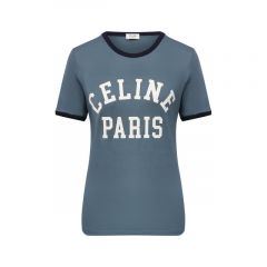 Хлопковая футболка Celine