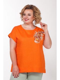 Блузка 024 оранжевый