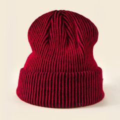 Двухцветная шапка-бини