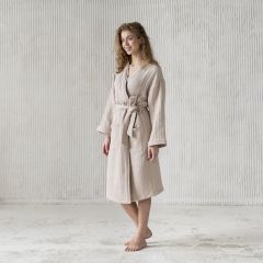 Банный халат Шифу цвет: бежевый (XL)