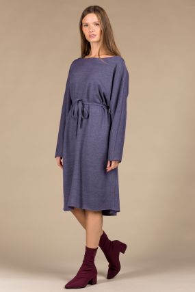 Платье шерстяное Черешня сиреневый (40-46)